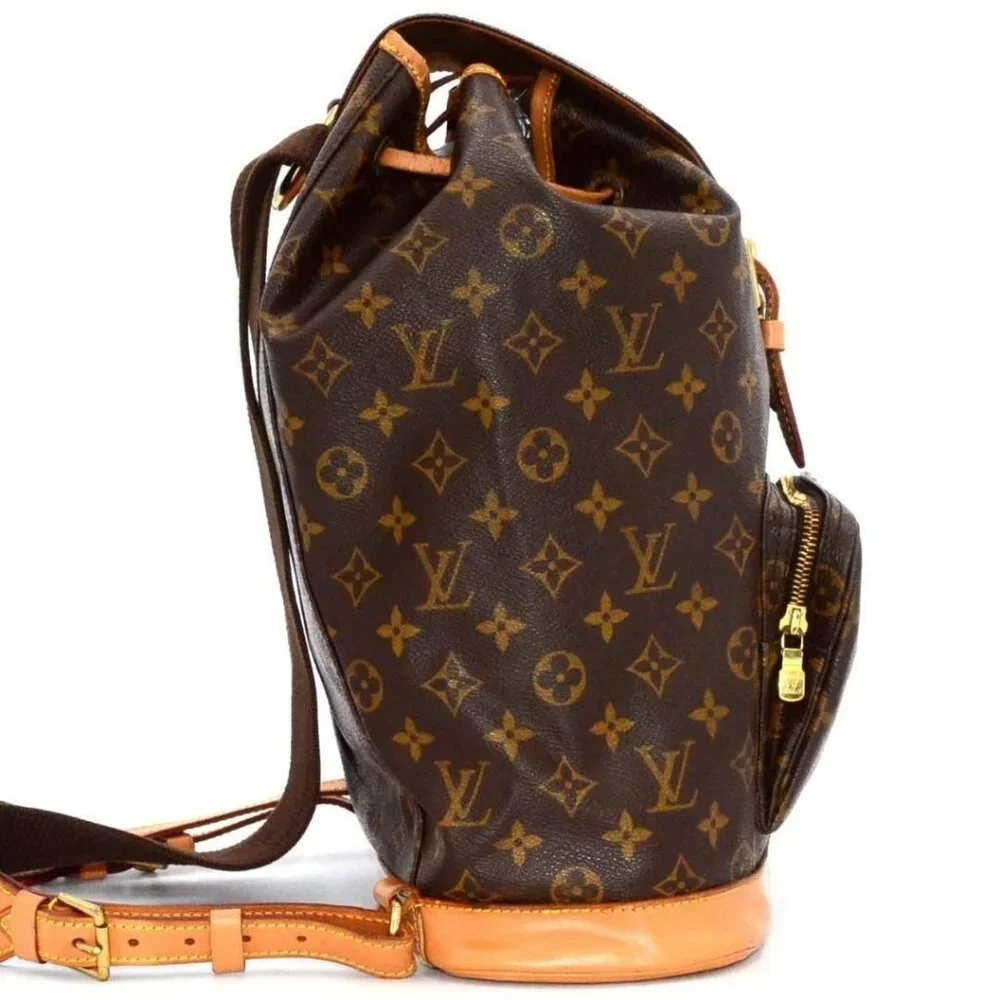 🔥EXTRA LARGE🔥 Authentic Louis Vuitton Monogram Montsouris GM Backpack Bag LV - Picture 5 of 16